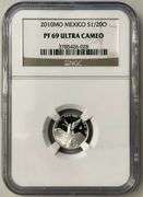 2010 Mo Mexico 1/20 Onza Silver Libertad Proof – NGC PF69 Ultra Cameo