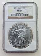 2015 American Silver Eagle, NGC MS69