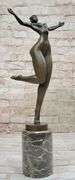 Nude Girl Bronze Sculpture