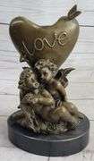 Be my Valentine Candle Holder Bronze Statue