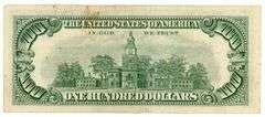 Nice 1966 Series Small Size $100 Red Seal Note