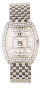 Bedat & Co. NO 3 314, 27.5 X 31MM, Diamond Bezel, Stainless Steel Ladies Watch