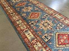 Fine Super Kazak Runner 2.10x11.4