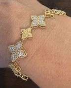 Venetian Princess collection in18K Gold Venetian Princess Diamond Flower Bracelet