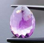 Simply ravishing 20.52ct full violet Brazilian Amethyst