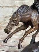 Cowboy Horse Bronze Sculpture