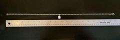 14 Kt Gold Plate 3.5 Ct Gorgeous Radiant Cut Simulated Diamond Pendant Necklace
