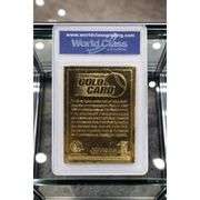 Limited Edition Derek Jeter Sculptured Gold Card 24K Gold