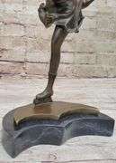Olympic Sport Ice Skater Bronze Sculpture