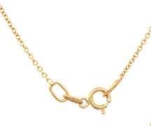 18kt Yellow gold 1.65ct oval yellow sapphire and diamond accent pendant on chain