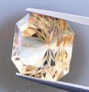 Intricately cut! 18.09ct REAL Imperial Topaz!