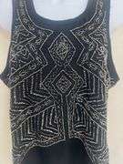 Sanctuary Sleeveless Top with Intricate Pattern