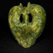 Hand Carved Natural Green Jade Dragon