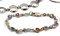 Vintage 925 sterling silver group lot of bracelets