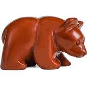 Red Jasper Bear Hand Carved Crystal