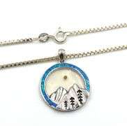 Group lot of Vintage 925 sterling silver necklaces