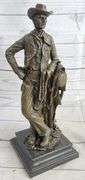 Cowboy with Rope Bronze Sculpture