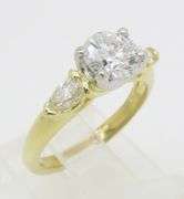 GIA Certified 1.35CTW Earth Mined Diamond Ring in 18k
