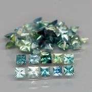 Blue, yellow, and green all in one set! 5.68ct Australian Sapphires!