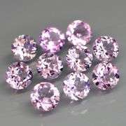 High fire and vivid color! 7.98ct set of violet pink Amethyst!