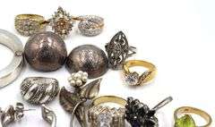 Group lot of Vintage 925 sterling silver mixed jewelry