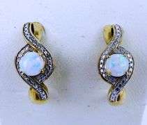 Sterling Opal Necklace & Earrings