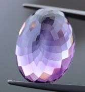 Magnificent 26.56ct VS clarity deep violet Amethyst