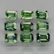 Real 2.69ct hunter green Sapphire set! Heated only!