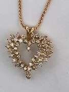 CERITIFIED 14K GOLD NECKLACE WITH DIAMOND PENDANT