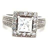 925 Sterling silver cubic zirconia ring