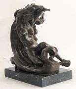 Venus on the Moon Bronze Sculpture