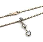 Group lot of 3 Vintage 925 sterling silver necklaces