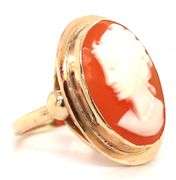 10kt Yellow gold Cameo ring
