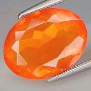 Beautifully cut 3.06ct Mexican Fire Opal measuring 12x9mm!