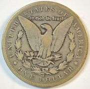 Very Rare 1893-CC Morgan Silver Dollar in nice circulated condition