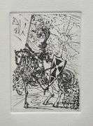 Salvador Dali, 'El Cid' Etching