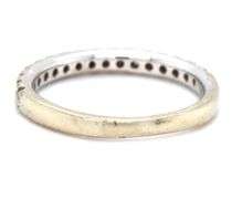 Practical 10K White Gold Diamond Band