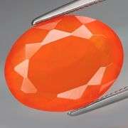 Check out this color! Holy cow! Rich and vibrant 4.09ct Fire Opal!
