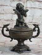Baby Angel Jewelry Box Bronze Sculpture