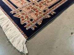 Fine Luxury Silk Rug 4.9x7.6