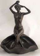 Jewelry Tray Bronze Sculpture