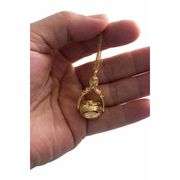 Vintage-Style Three-Sided Photo Locket Pendant Necklace