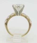 GIA Certified 4.02CTW Earth Mined Diamond Ring