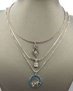 Group lot of Vintage 925 sterling silver necklaces