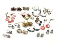 Group lot of Vintage 925 sterling silver earrings