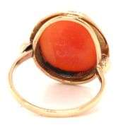 10kt Yellow gold Cameo ring