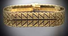 Stylish Italian-Made 14K Yellow Gold Bracelet