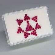 Jewelers grade 5.02ct set of 2.5mm Rhodolite Garnets! Untreated!