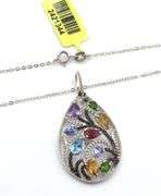 Lot of 2 necklaces in 925 sterling silver