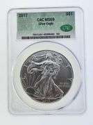 2017 American Silver Eagle, CAC MS69